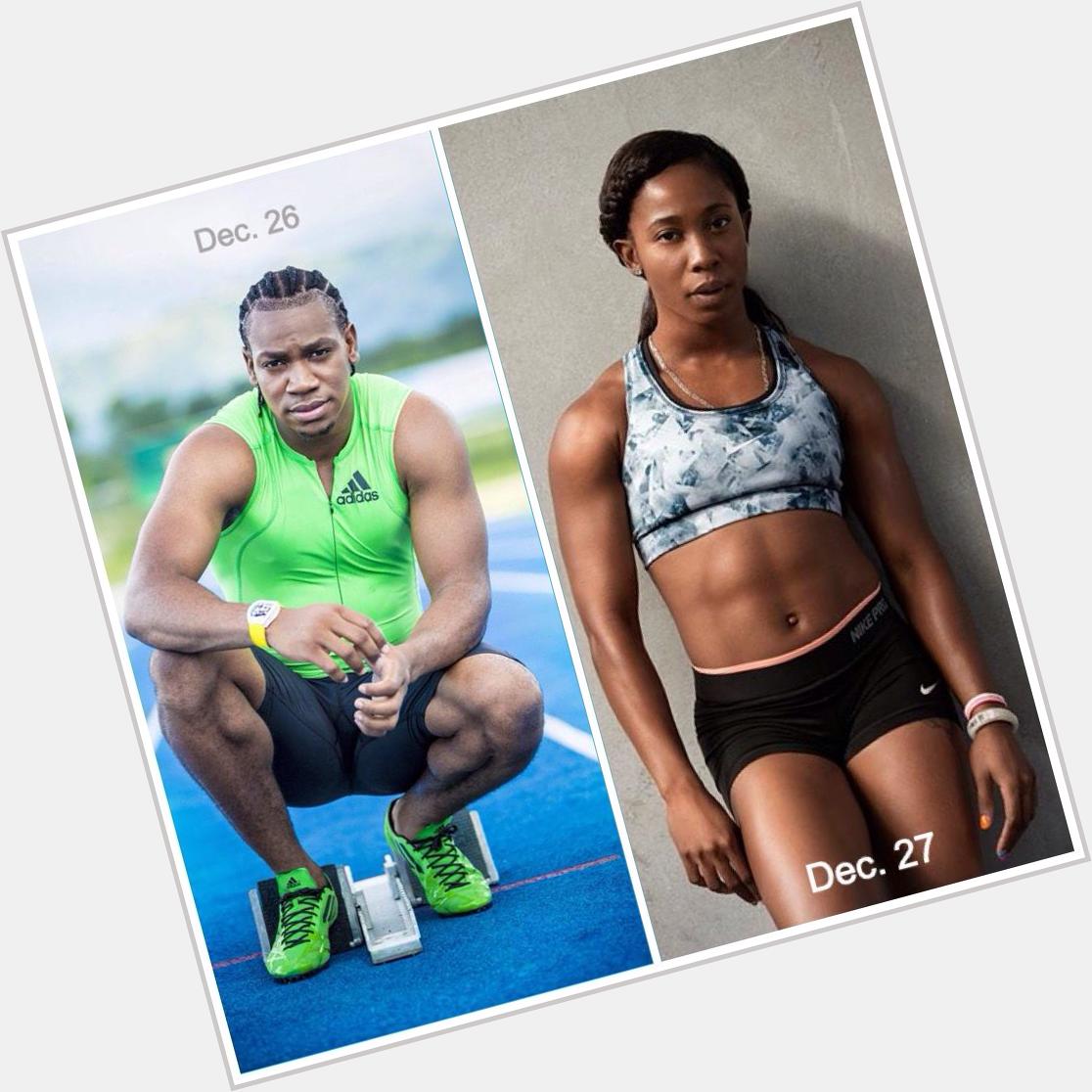  We\d like to wish gold medalists Yohan Blake & Shelly-Ann Fraser-Pryce Happy Birthday  