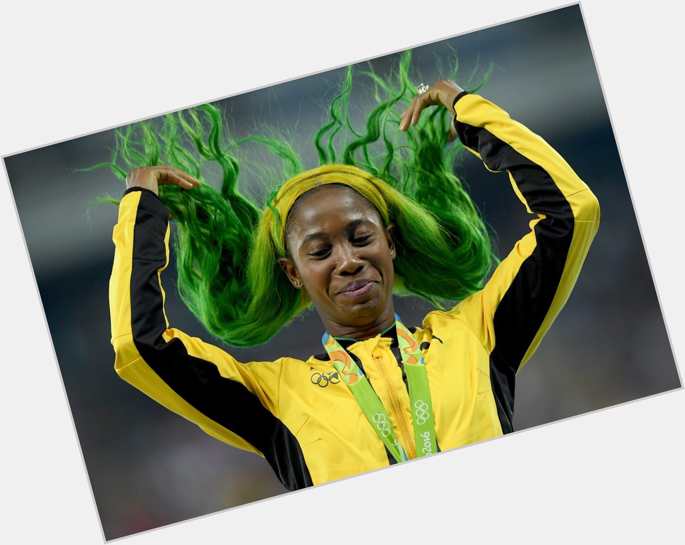 Hair goals  Happy birthday to double-Olympic champion Shelly-Ann Fraser-Pryce, born in 1986  