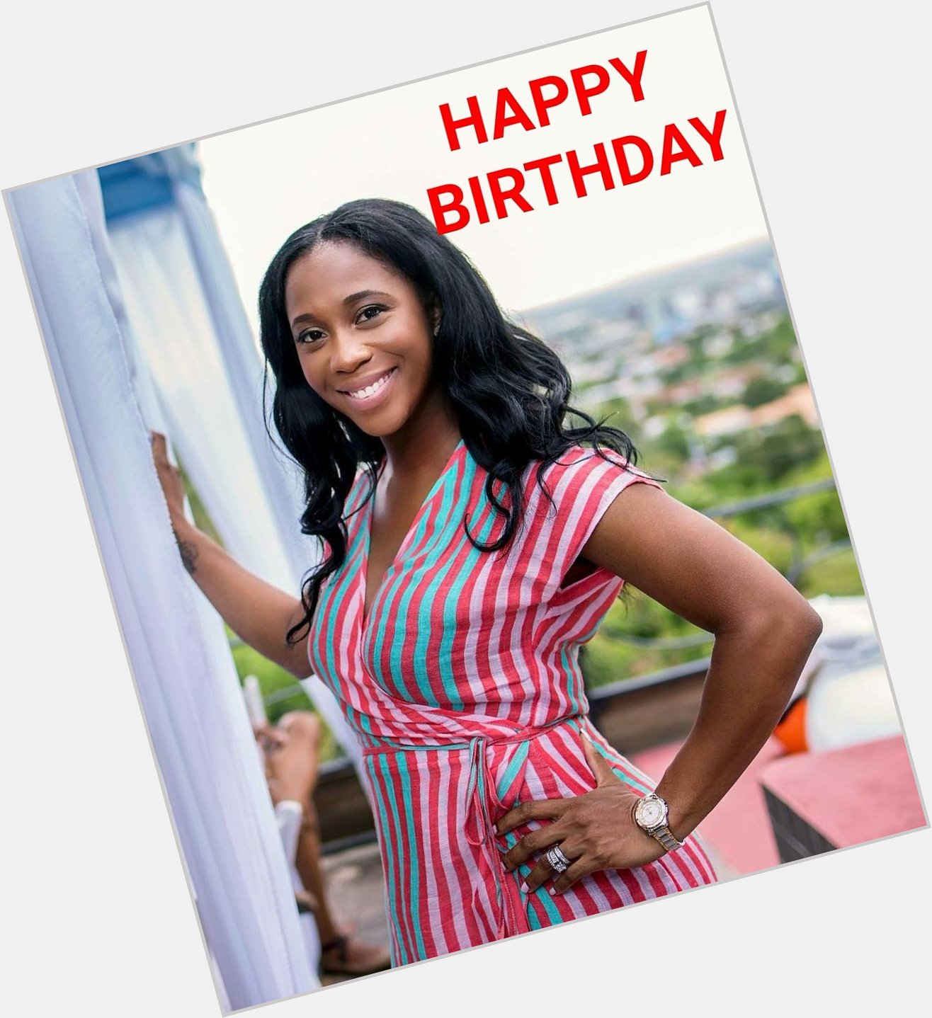 Help us wish the \pocket rocket\ Shelly-Ann Fraser-Pryce a Happy Birthday  