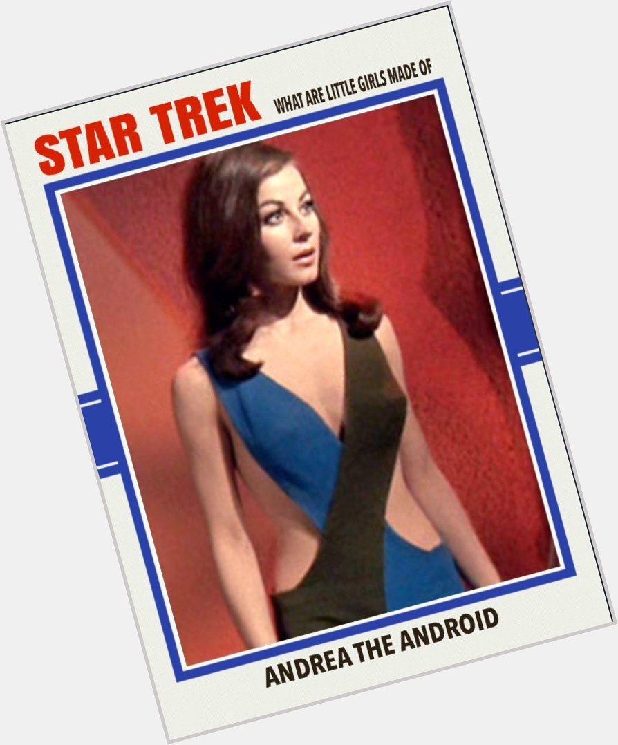 Happy 79th birthday to Sherry Jackson, another Star Trek girl who wore a dress that was an engineering marvel. 