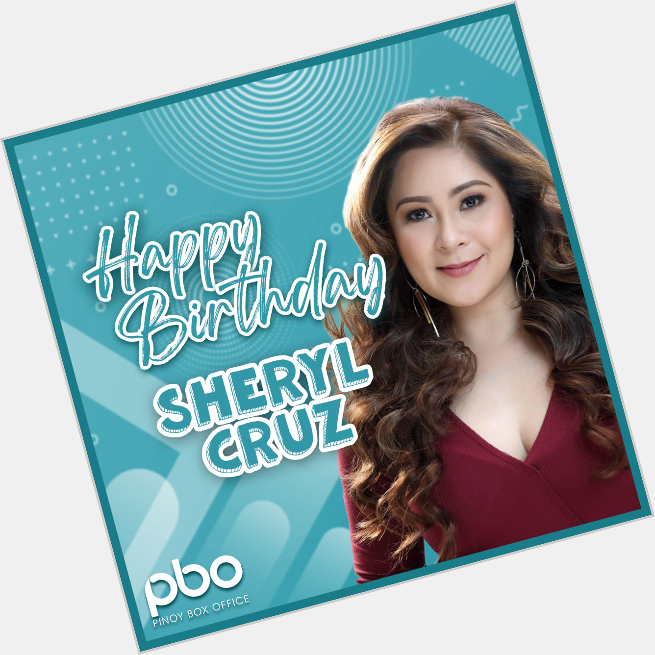 Happy birthday, Sheryl Cruz! May your special day be filled with love and pleasant surprises! 