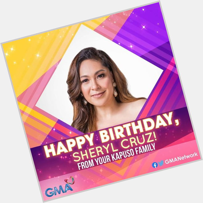 Happy Birthday to our upcoming star, SHERYL CRUZ! Stay safe and blessed.   