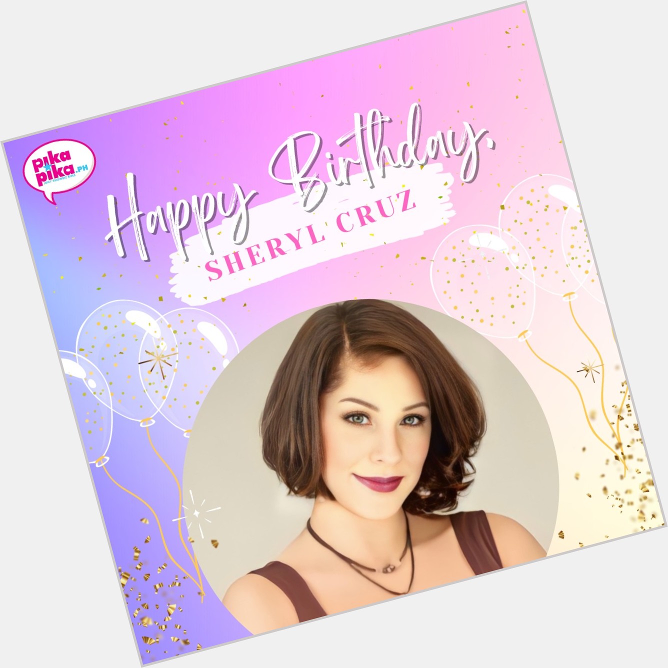 Happy birthday, Sheryl Cruz! May your special day be filled with love and cheers.    