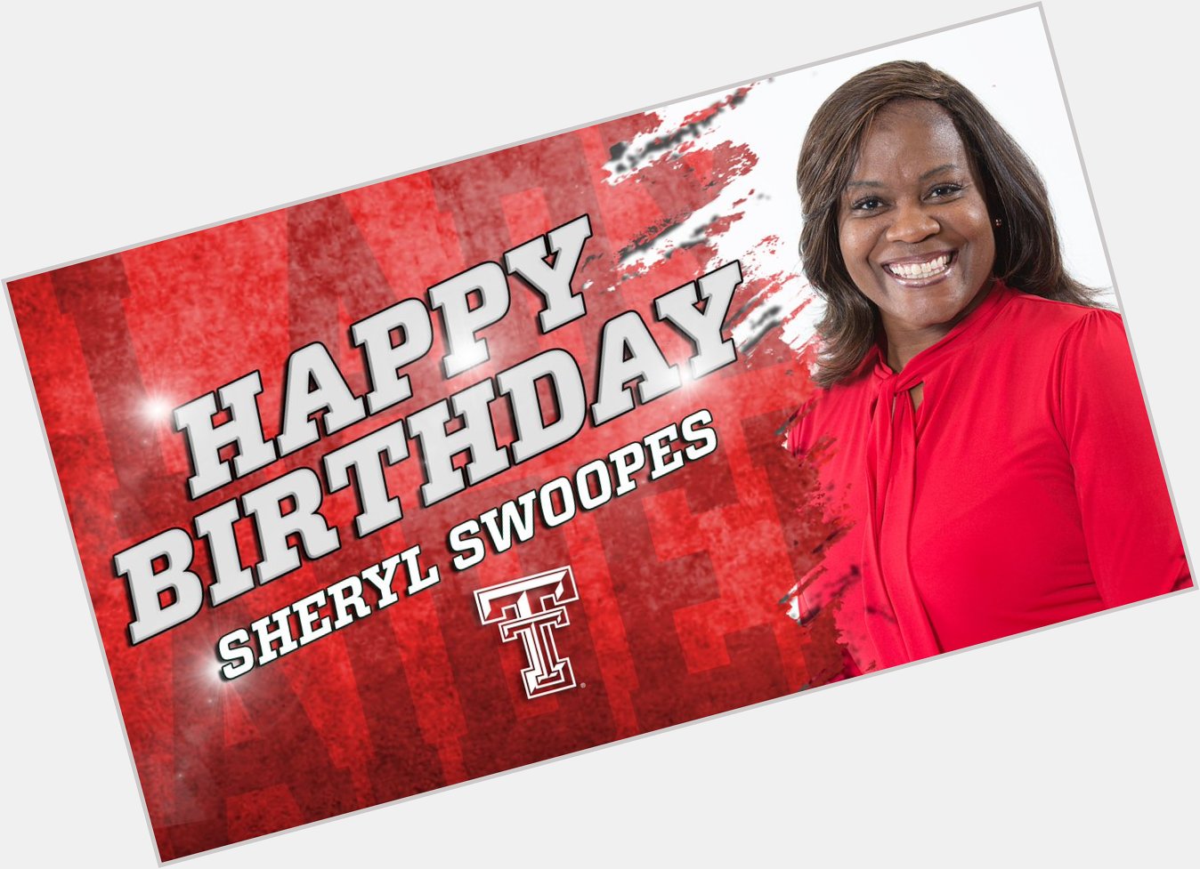  We want to wish a very happy birthday to Lady Raider great Sheryl Swoopes! 