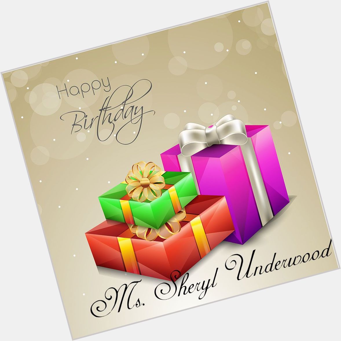 Happy Birthday - Sheryl Underwood 