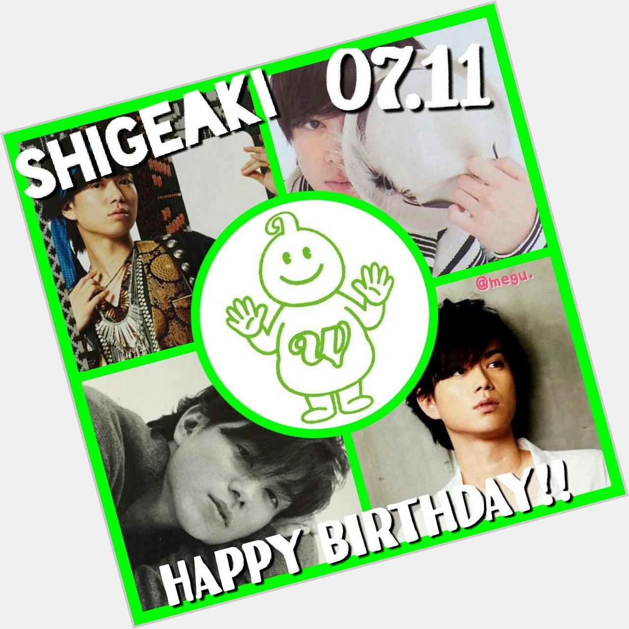 1987.07.11  2015.07.11
SHIGEAKI KATO
Happy Birthday *: !!!!  28                           