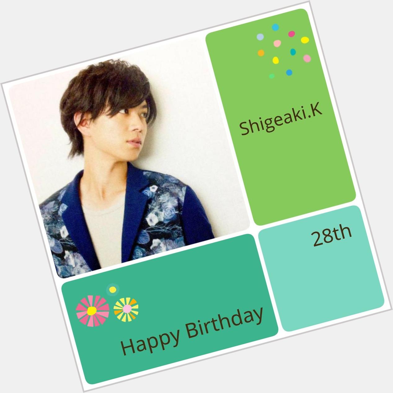 Happy Birthday Shigeaki kato

28                                                                          