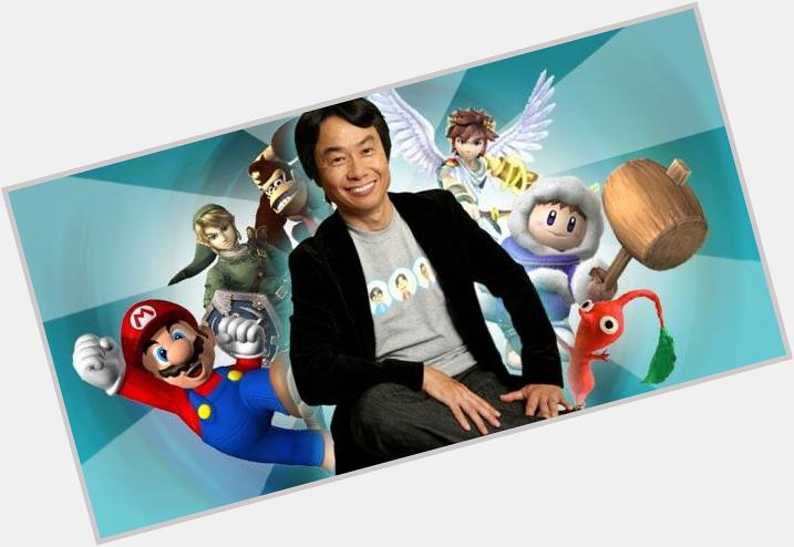 Happy birthday to the single most inspiring person in the history of video games, the legendary Shigeru Miyamoto! 