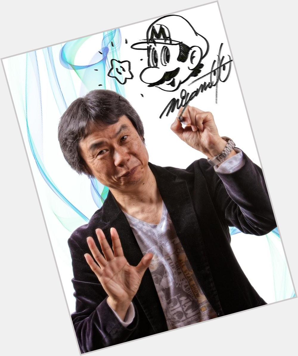 Happy Birthday, Shigeru Miyamoto. 62 years old and still the very core of joy in video games. Looks good too ;) 