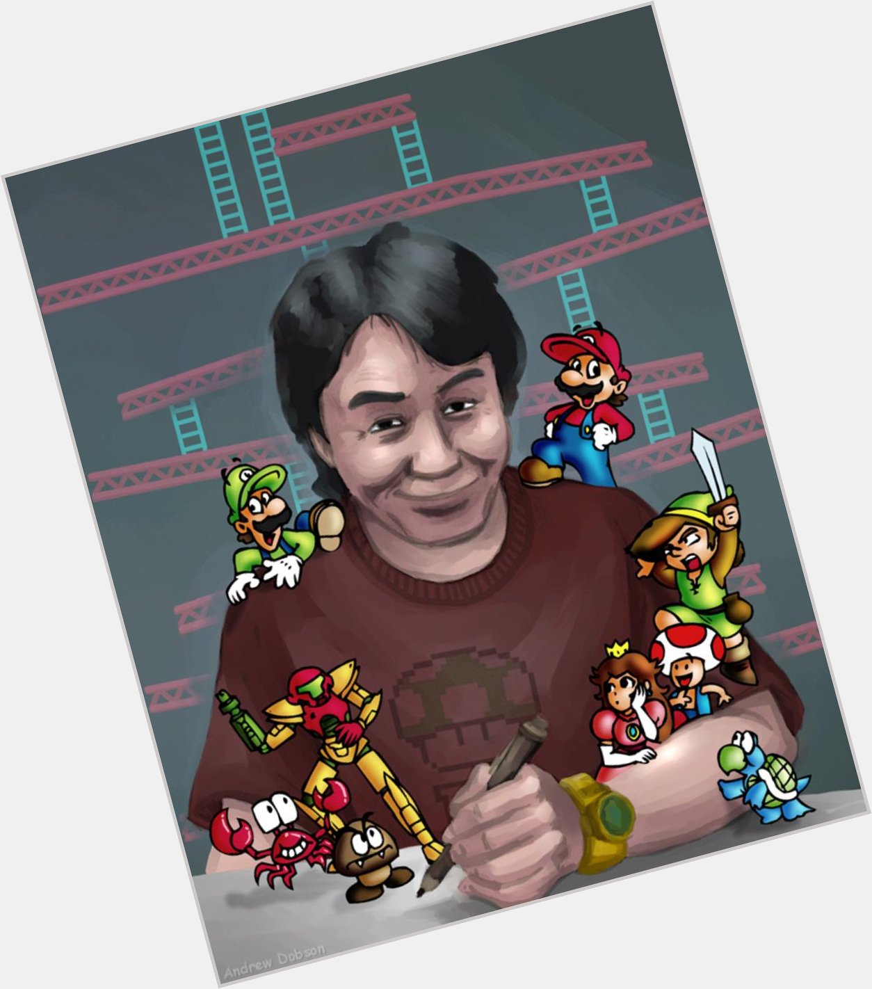 Happy Birthday to Shigeru Miyamoto who turned 62 today. 