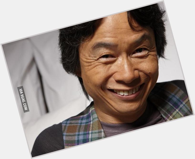 Happy 62nd Birthday to Shigeru Miyamoto (Creator of Super Mario Bros , Legend of Zelda)
 