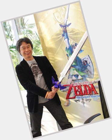 Happy 63rd birthday to my hero, Shigeru Miyamoto!  The man I look up to who inspires me everyday       