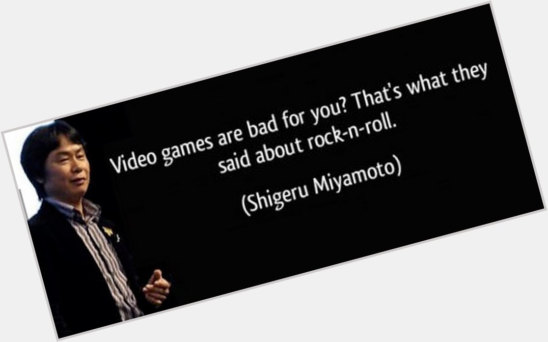 Bless this man. Happy birthday, Shigeru Miyamoto. 