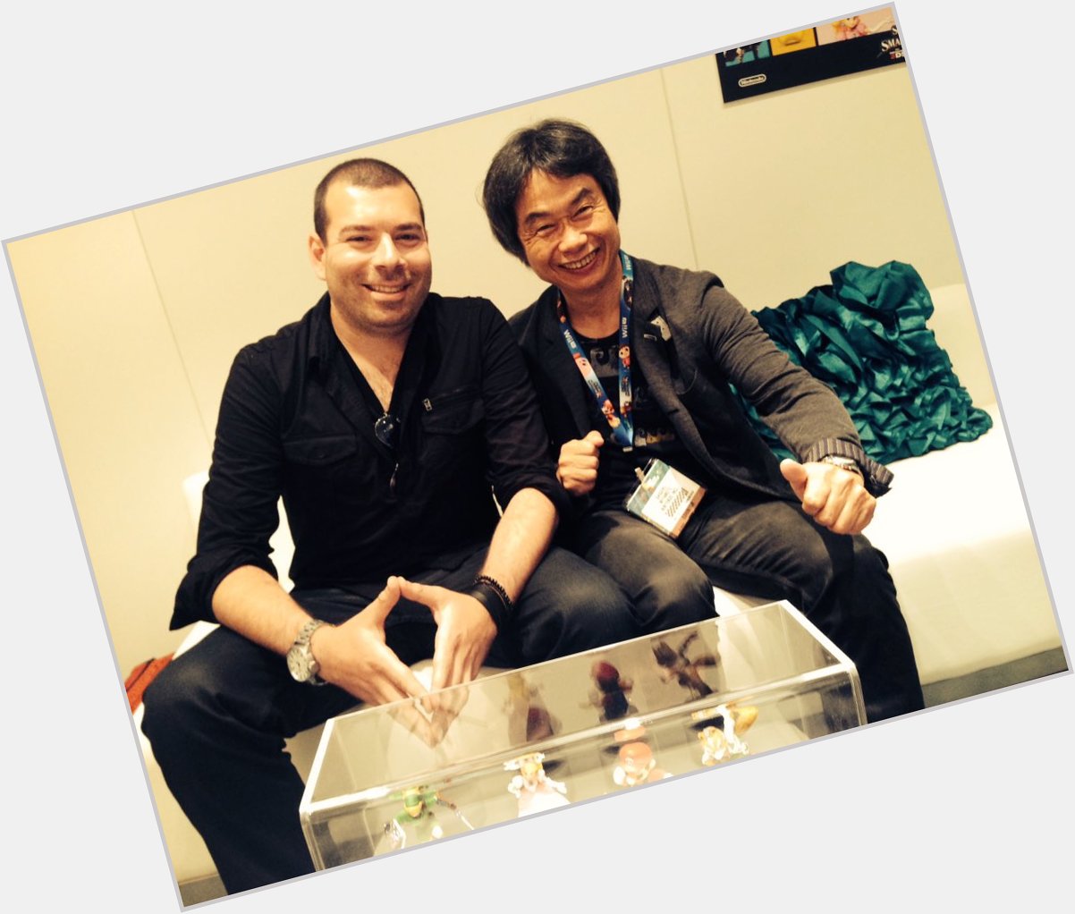 Happy 63rd birthday to Shigeru Miyamoto, the nicest guy I\ve ever met and the reason I do what I do for a living. 
