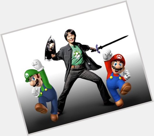 Happy birthday to the amazing Shigeru Miyamoto! 