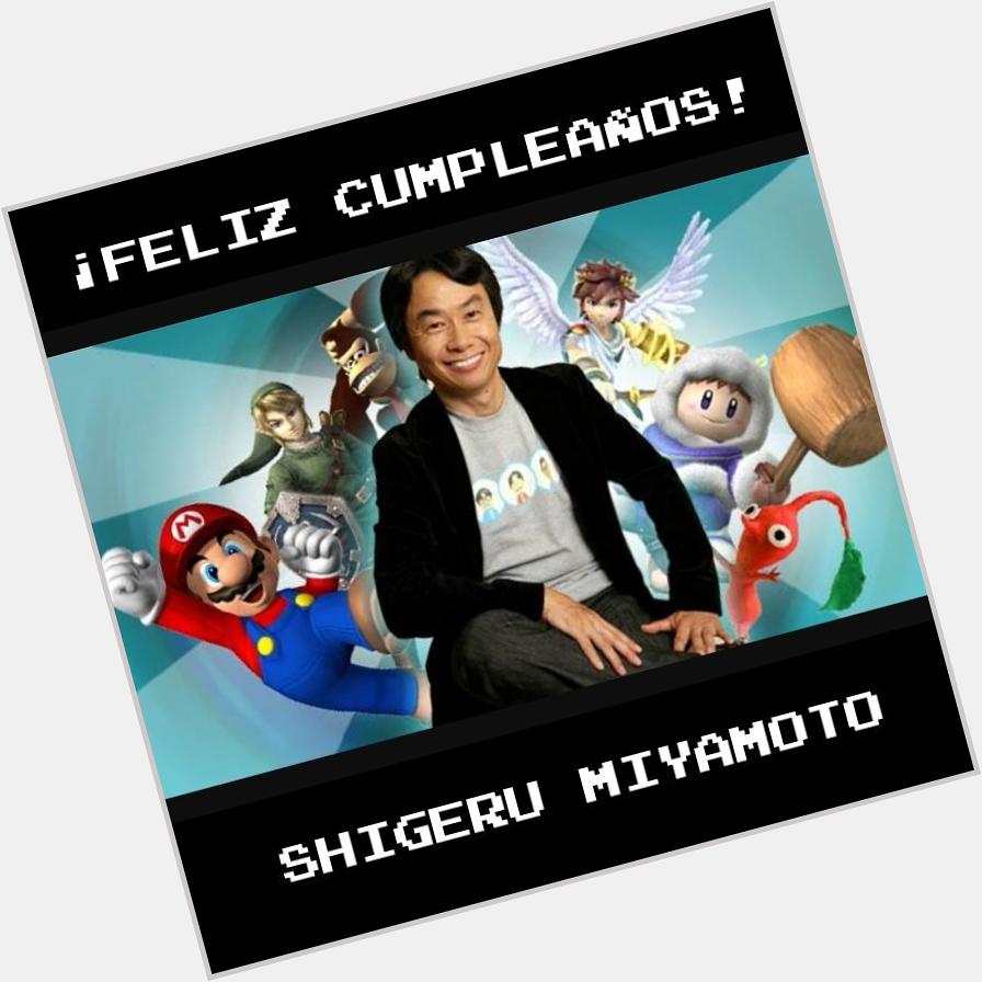 HAPPY BIRTHDAY SHIGERU MIYAMOTO!                