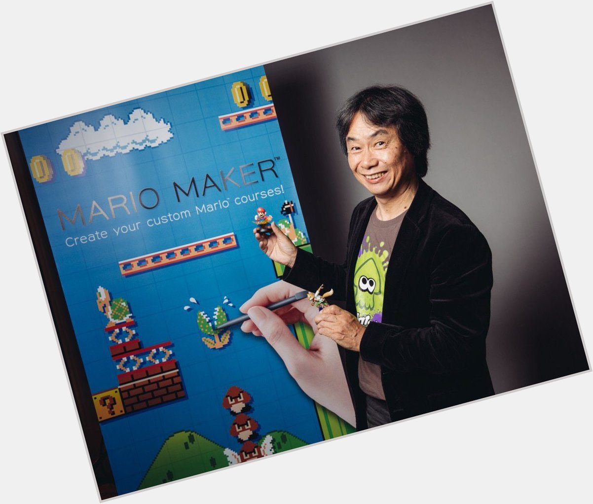 I want to wish Shigeru Miyamoto a really happy birthday! 