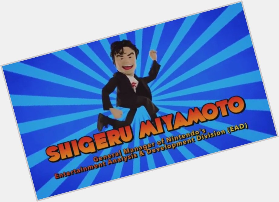 Happy 63rd birthday to Shigeru Miyamoto! 