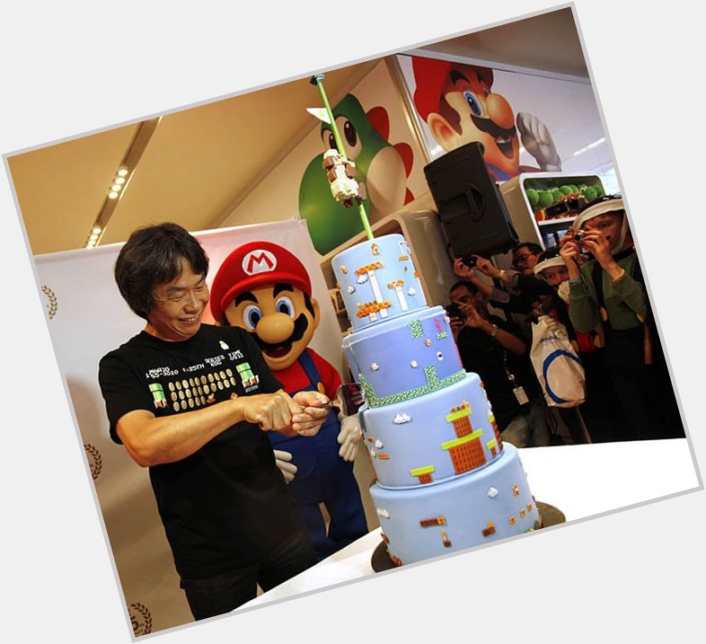 Happy birthday 63 !! Shigeru Miyamoto Master 