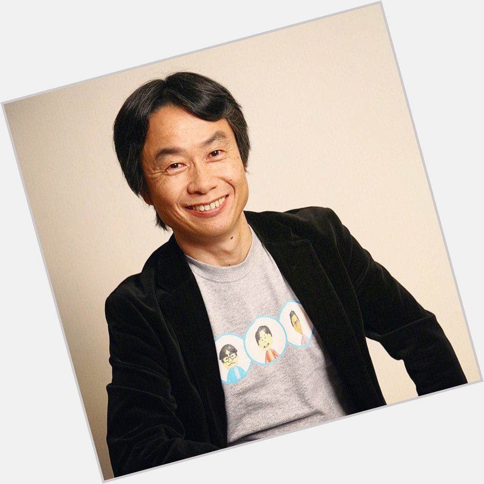A very happy Birthday to the creator of video games, of Mario, Shigeru Miyamoto!        