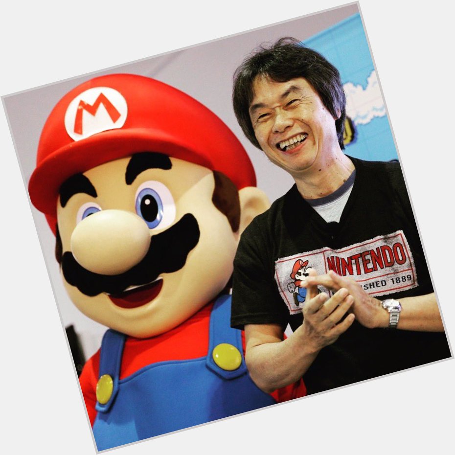 Happy 65th birthday Shigeru Miyamoto!  