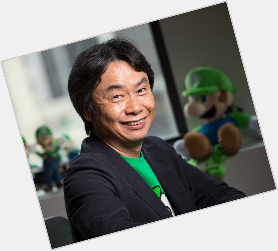 It\s Shigeru Miyamoto\s Birthday Today! Let\s greet this beautiful man Happy Birthday! 
