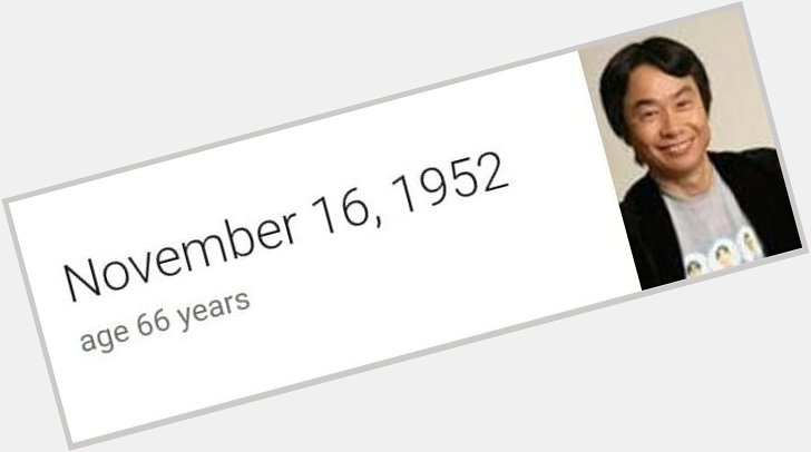 Happy Birthday to one of my heroes, Shigeru Miyamoto! 