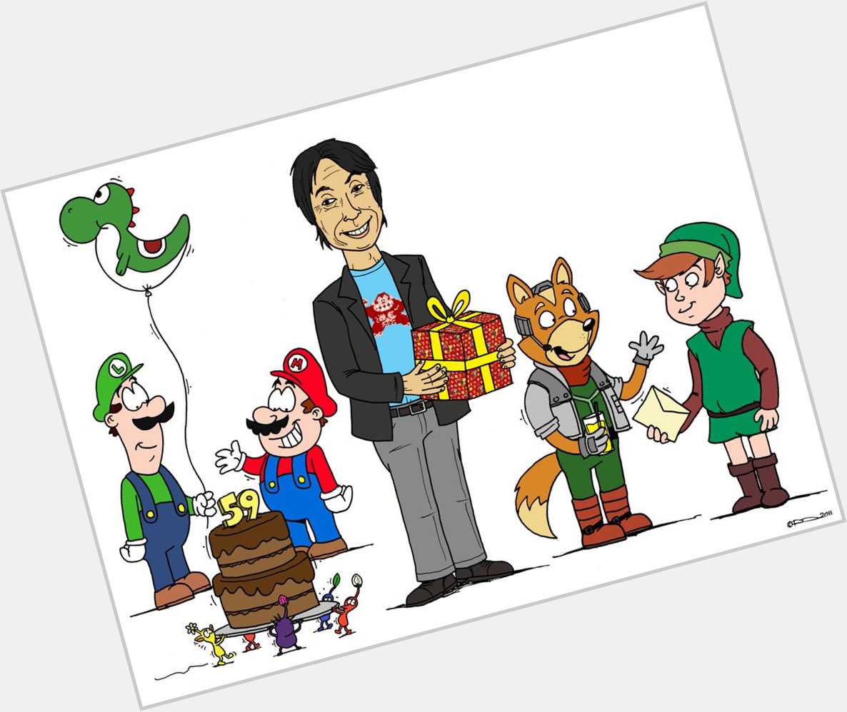  Happy Birthday Shigeru Miyamoto 
