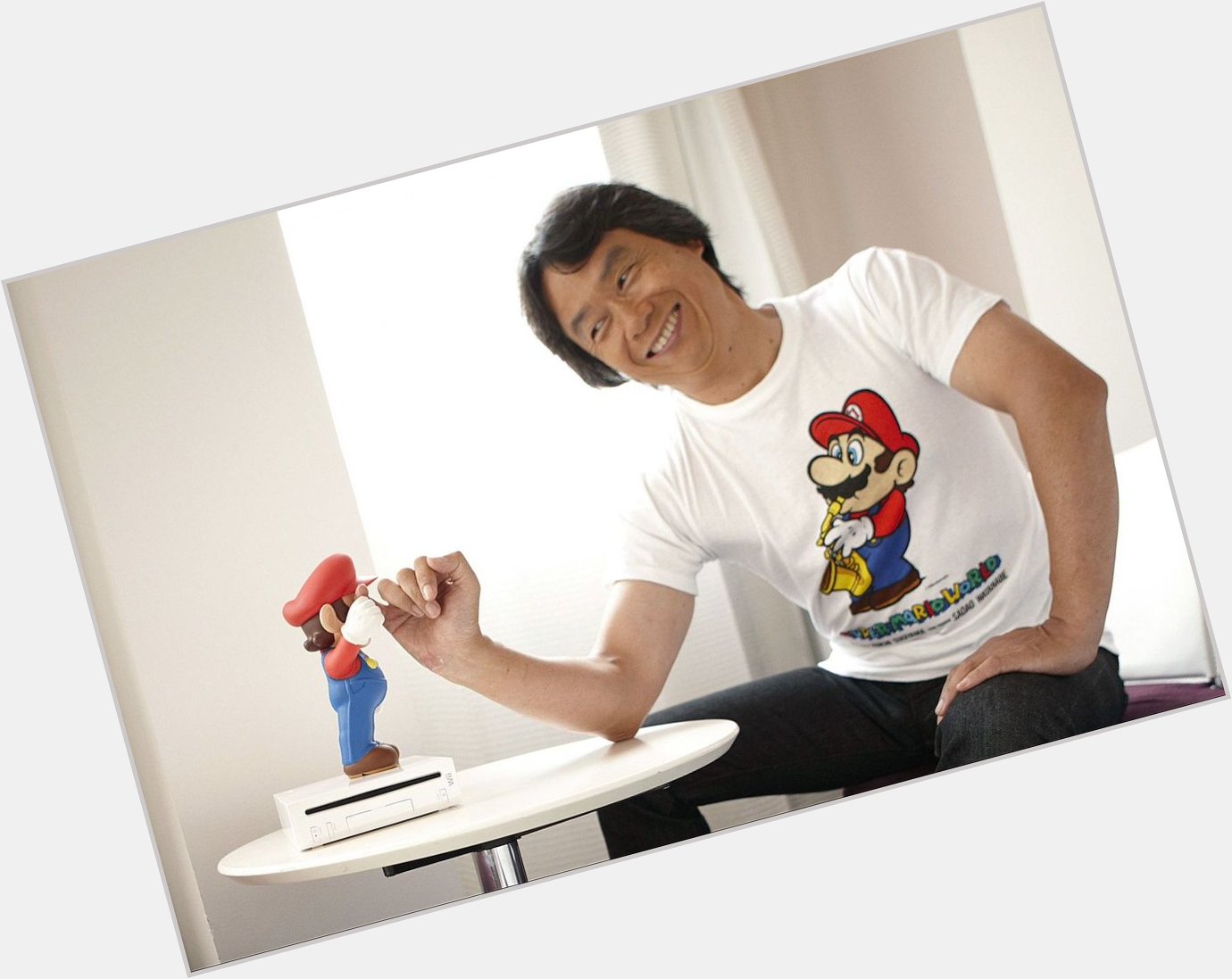 Happy 69th Birthday to Shigeru Miyamoto who created Mario! I hope he has a nice birthday :) 