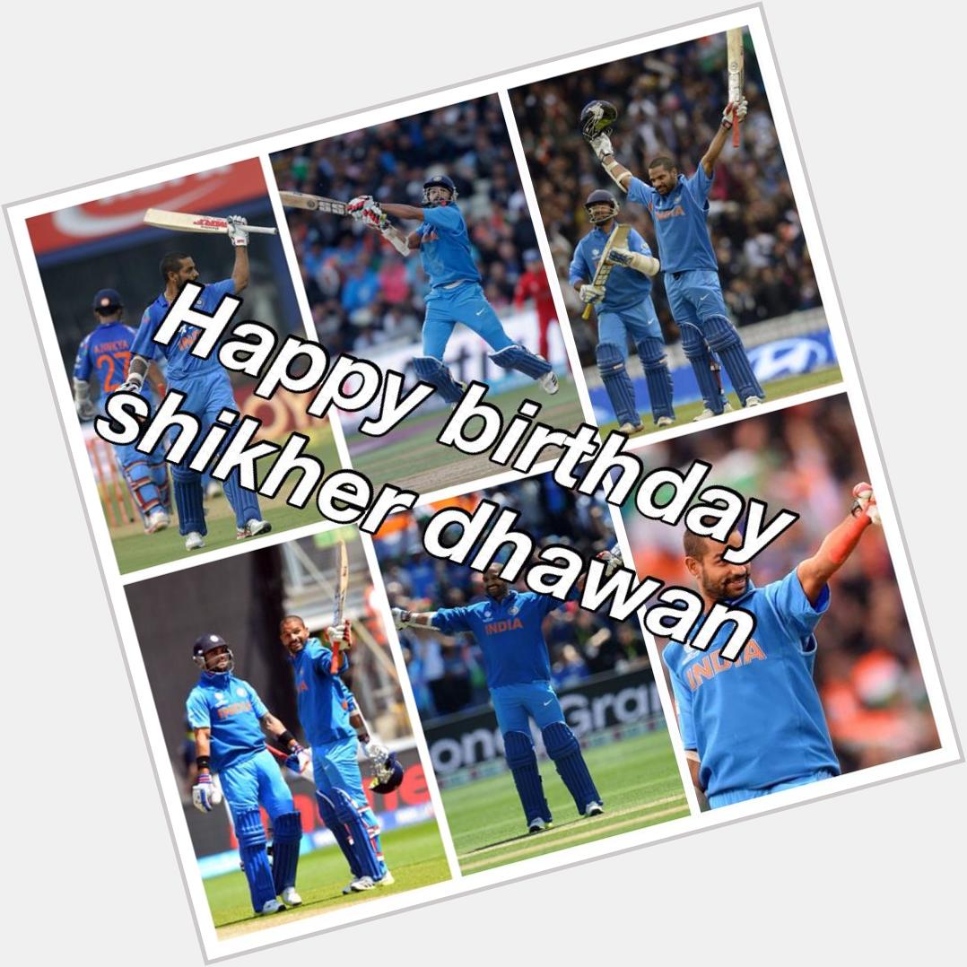 Happy Birthday, Shikhar Dhawan! 