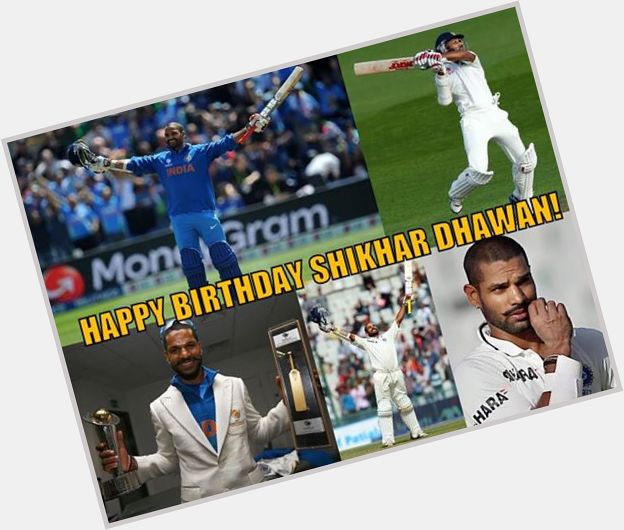 Happy birthday, Shikhar Dhawan. 
The Indian Cricket Team star turns 29 today! 