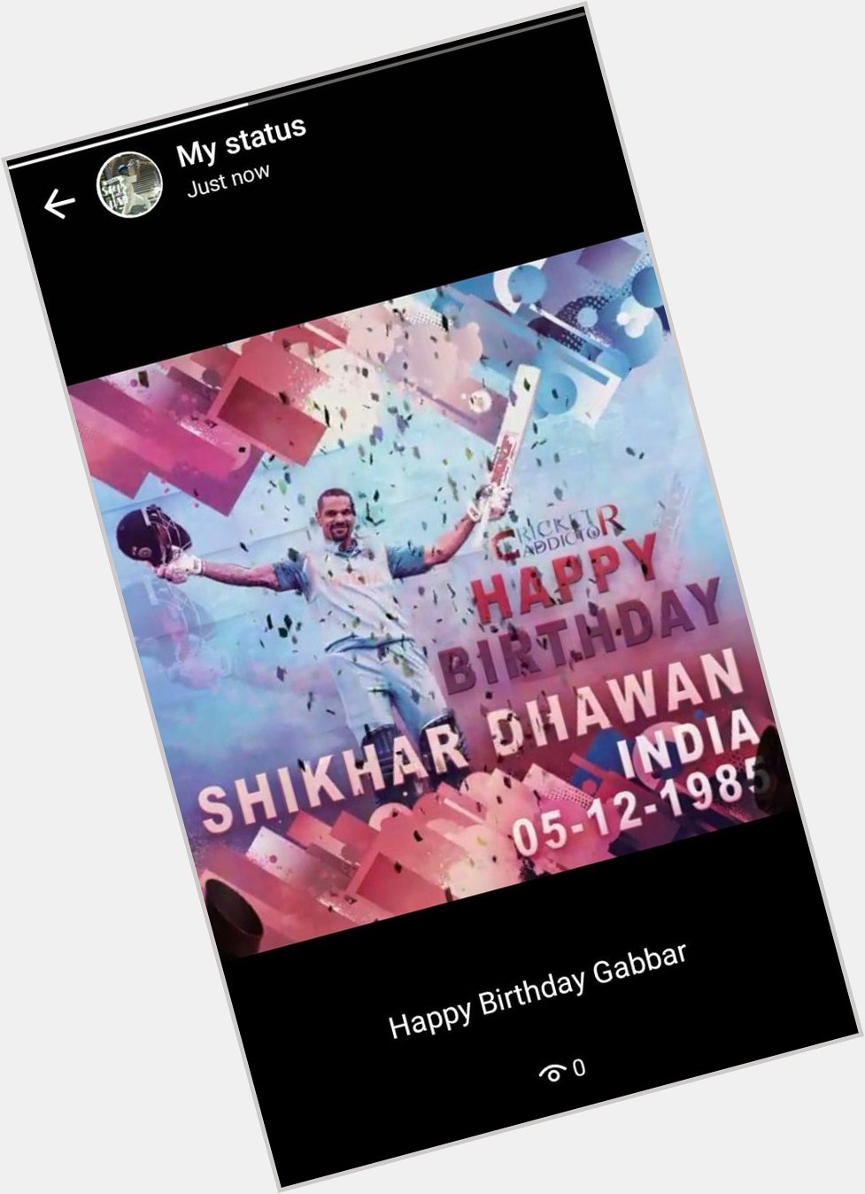 Happy Birthday Sir Shikhar Dhawan 