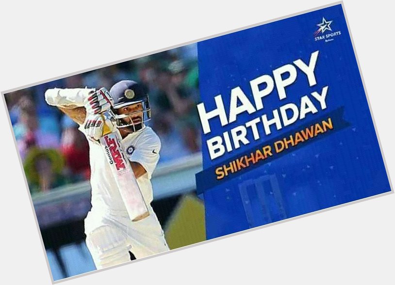  Happy Birthday Shikhar dhawan (Gabbar) 