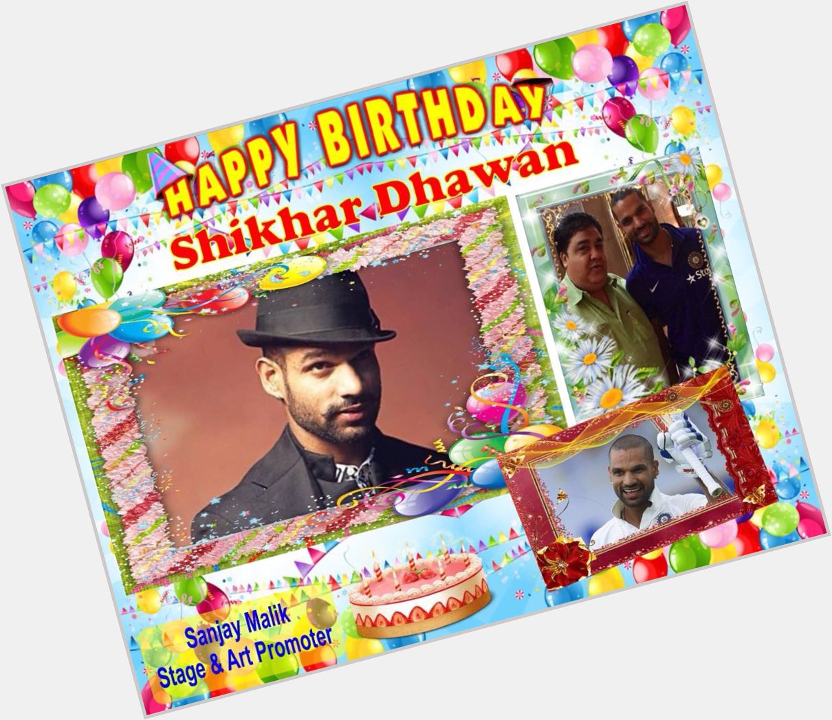May mata rani bless you happy birthday shikhar dhawan 