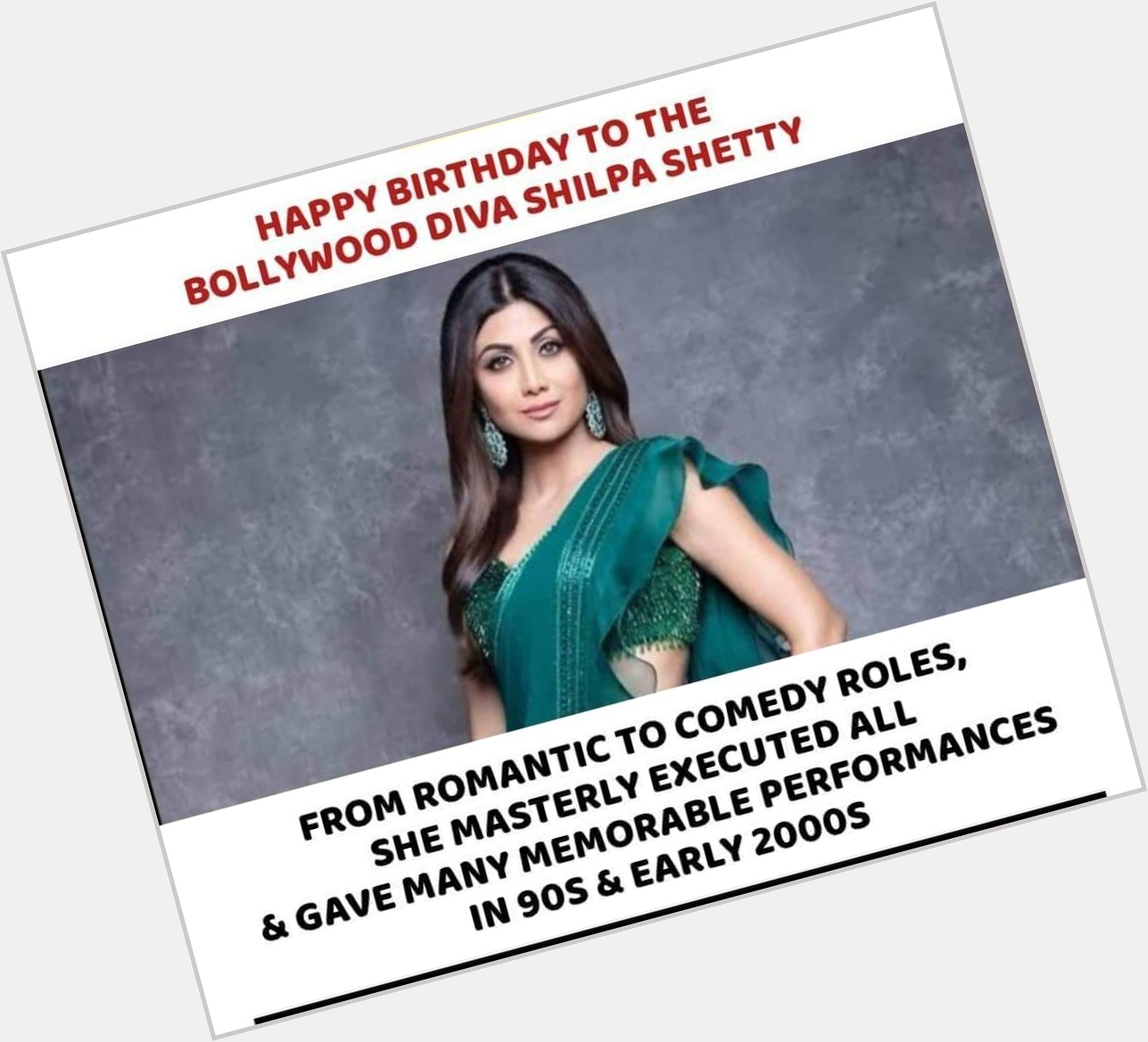 Happy Birthday Shilpa Shetty!    