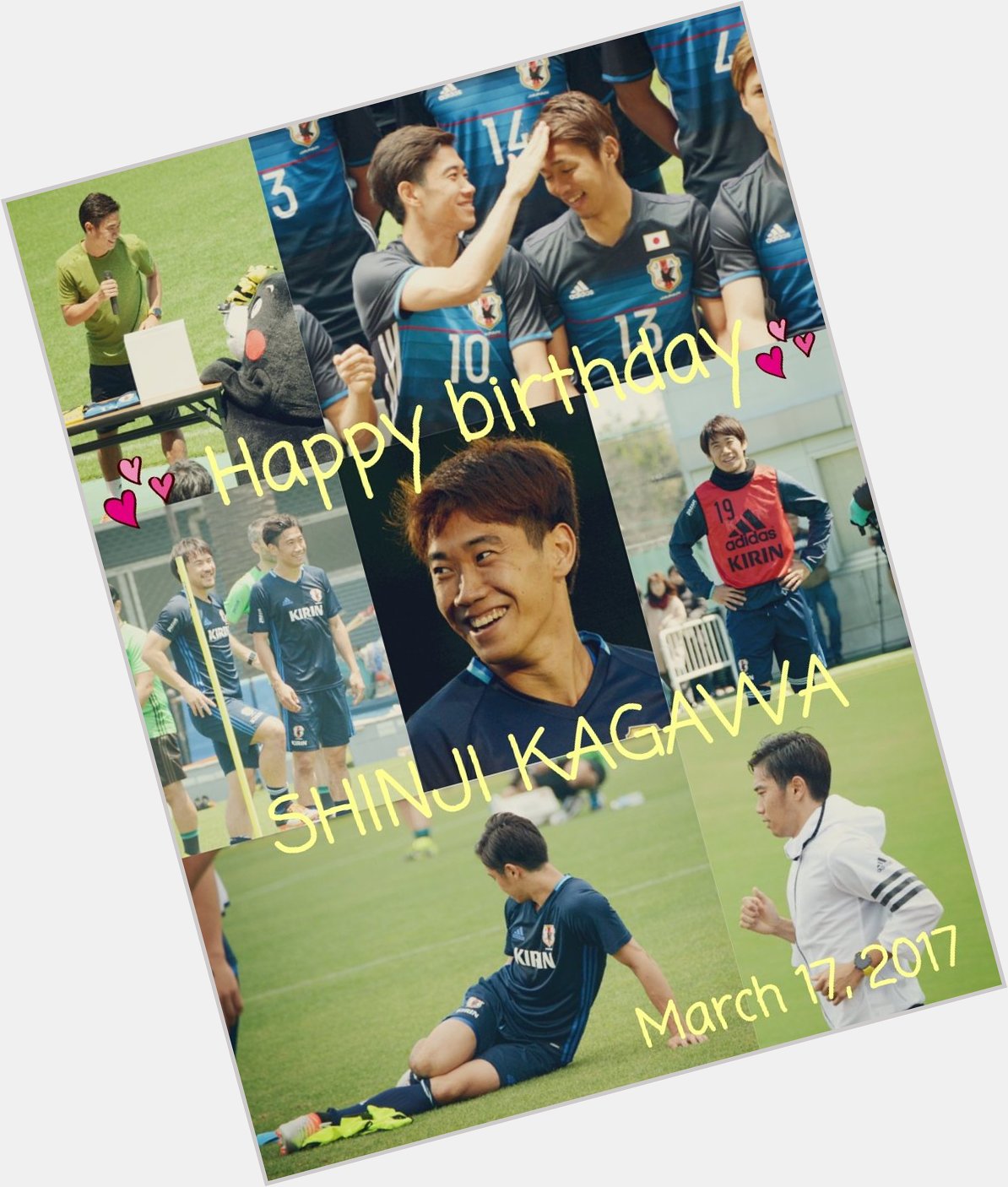  Happy birthday Shinji Kagawa                       