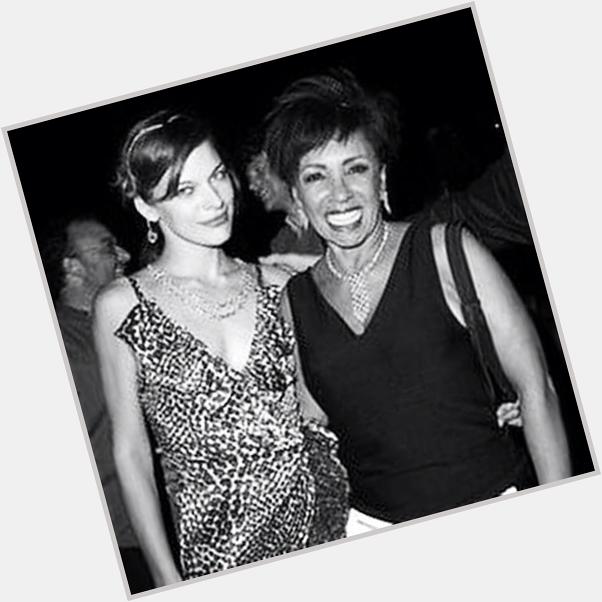 Happy birthday, Milla (with Dame Shirley Bassey). She\s quite a dame, too.  