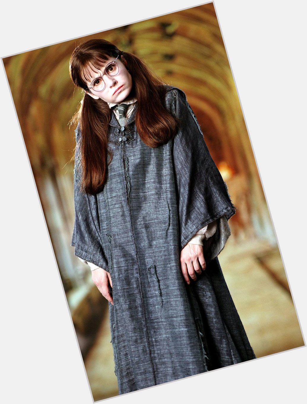 Happy birthday to Shirley Henderson, Moaning Myrtle in the Harry Potter series, who turns 50 yrs old Nov. 24, 2015! 