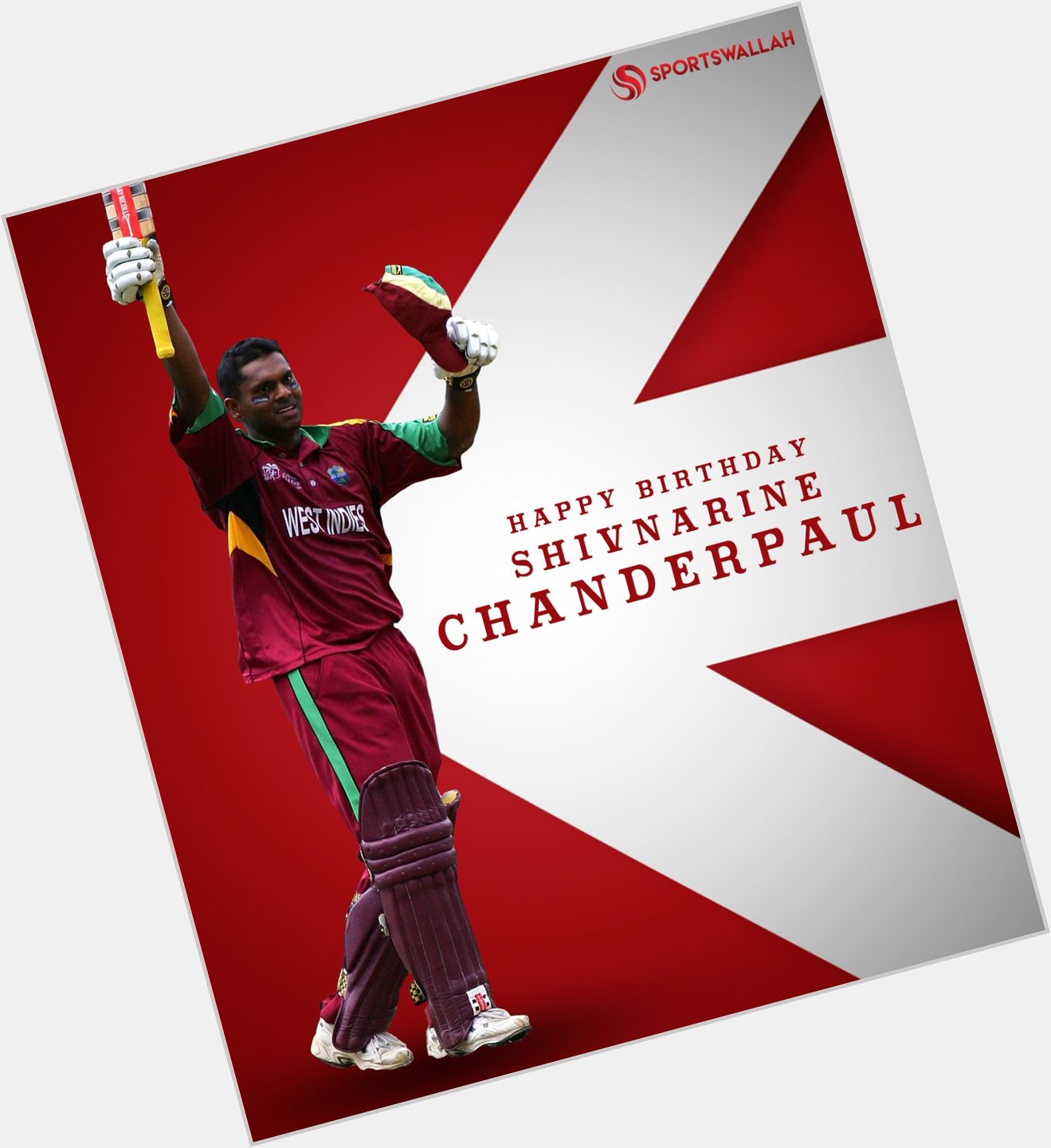 Happy birthday to legend, Shivnarine Chanderpaul! 