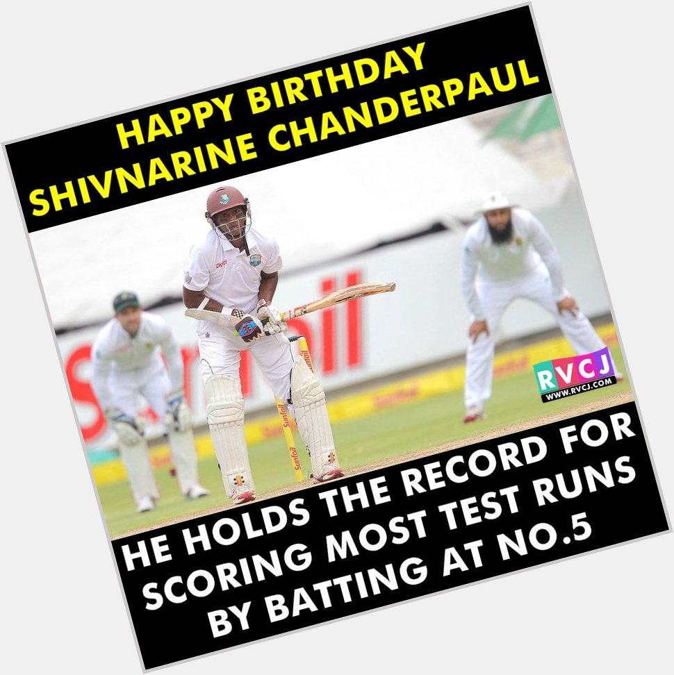 Happy Birthday Shivnarine Chanderpaul 