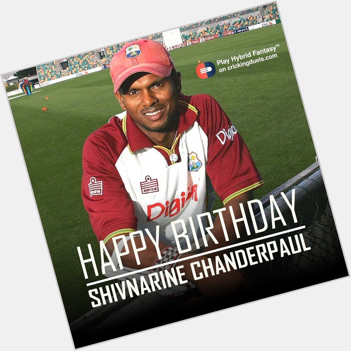Happy Birthday, Shivnarine Chanderpaul. The Caribbean cricketer turns 43 today. 