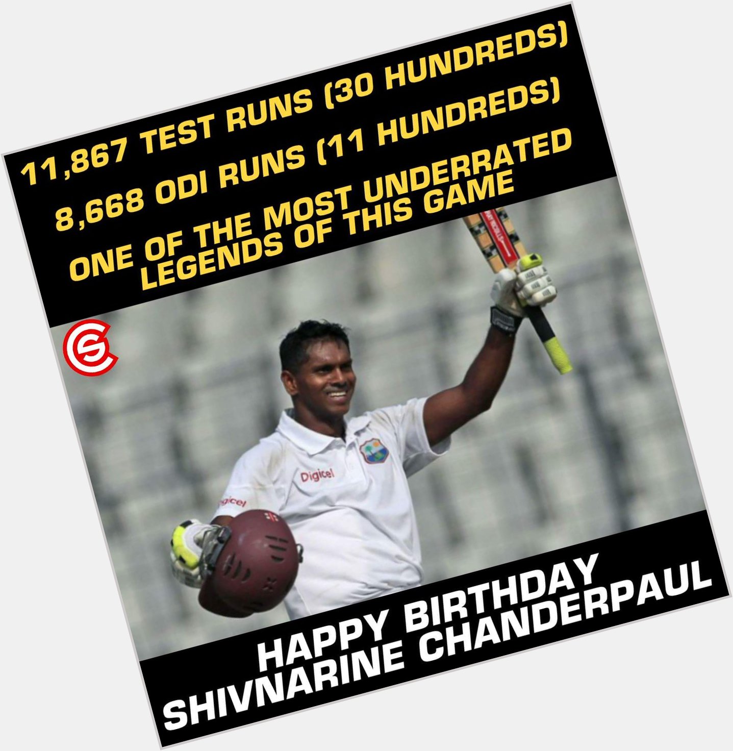 Happy Birthday, Shivnarine Chanderpaul!! 