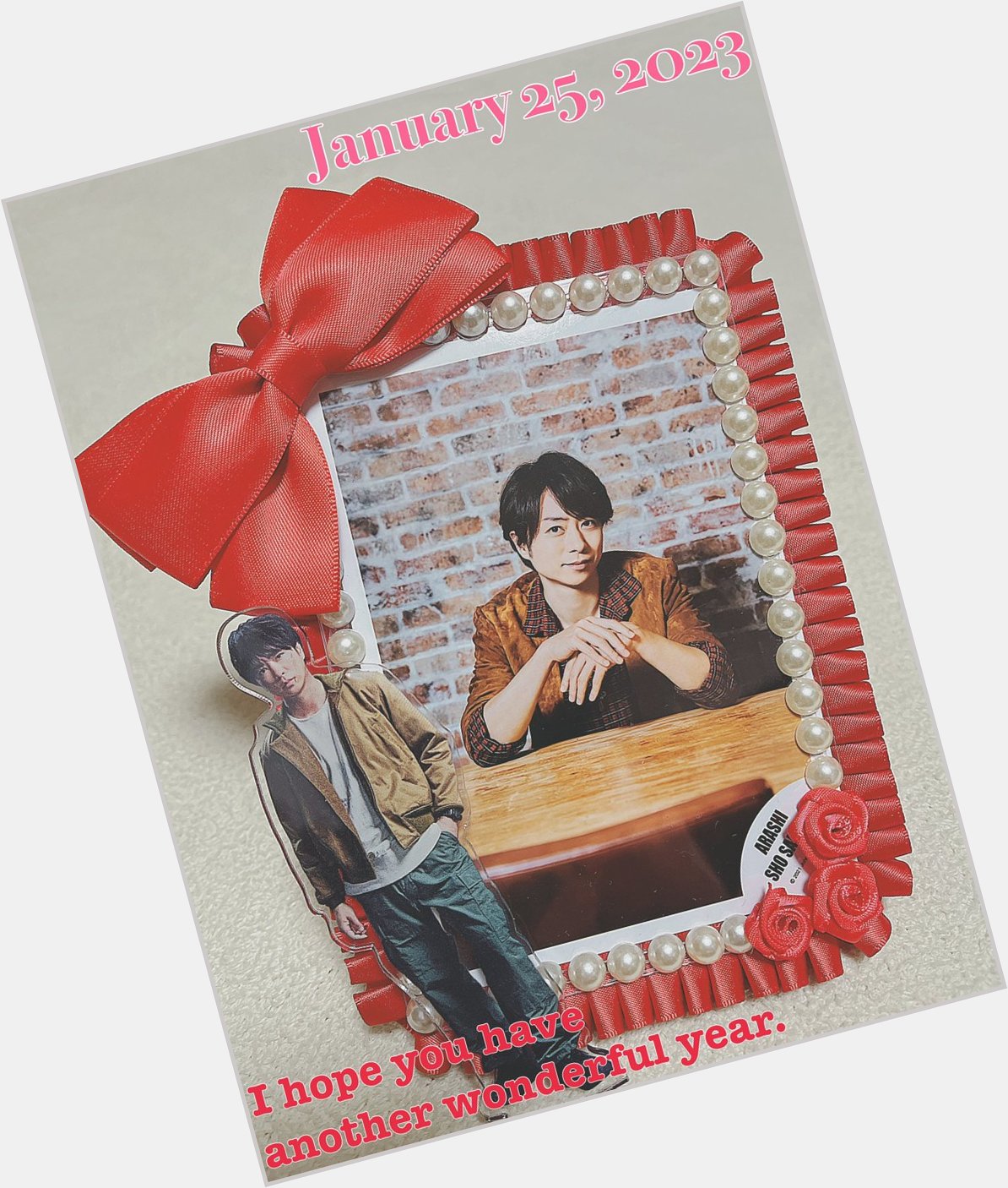 I m so happy we can spend your special day together   *
Happy birthday Sho Sakurai     