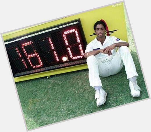 Happy birthday to the fastest bowler in the history of Cricket \"Shoaib Akhtar\"     
