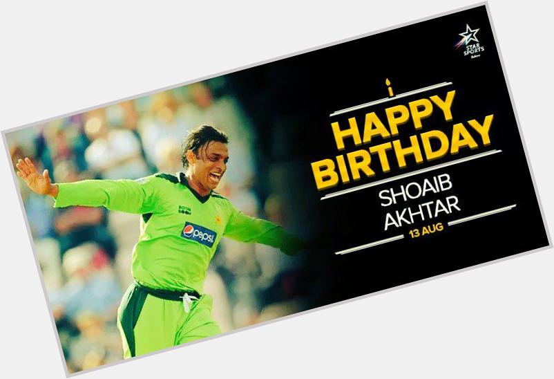The Rawalpindi Express moves to station no. 40 today! Happy birthday Shoaib Akhtar, one of the fastest bowlers ever. 