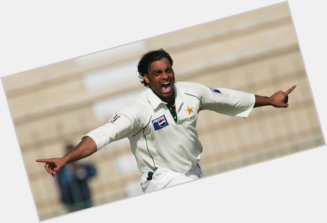 Happy Birthday to the Rawalpindi Express, Shoaib Akhtar! 

The fastest bowler ever? 