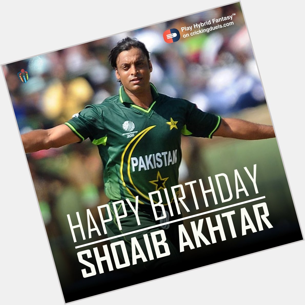 Happy Birthday,Shoaib Akhtar. The Pakistan cricketer turns 42 today. 
