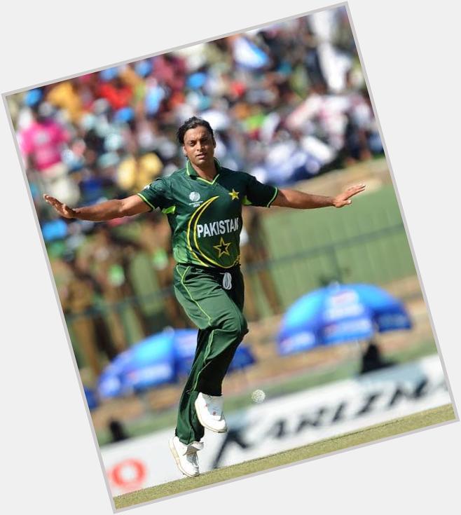 Happy birthday to one of the fastest bowlers ever, Shoaib Akhtar   