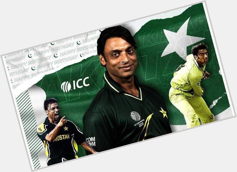 Happy birthday to one of the fastest bowlers ever, Shoaib Akhtar 