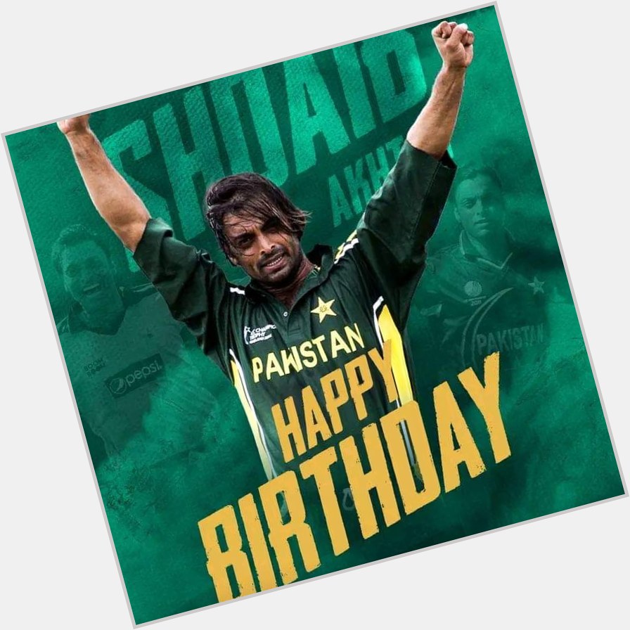 On this day in 1974 
Shoaib Akhtar the fastest bowler ever 
Was Born in Rawalpindi
Happy birthday Boos 